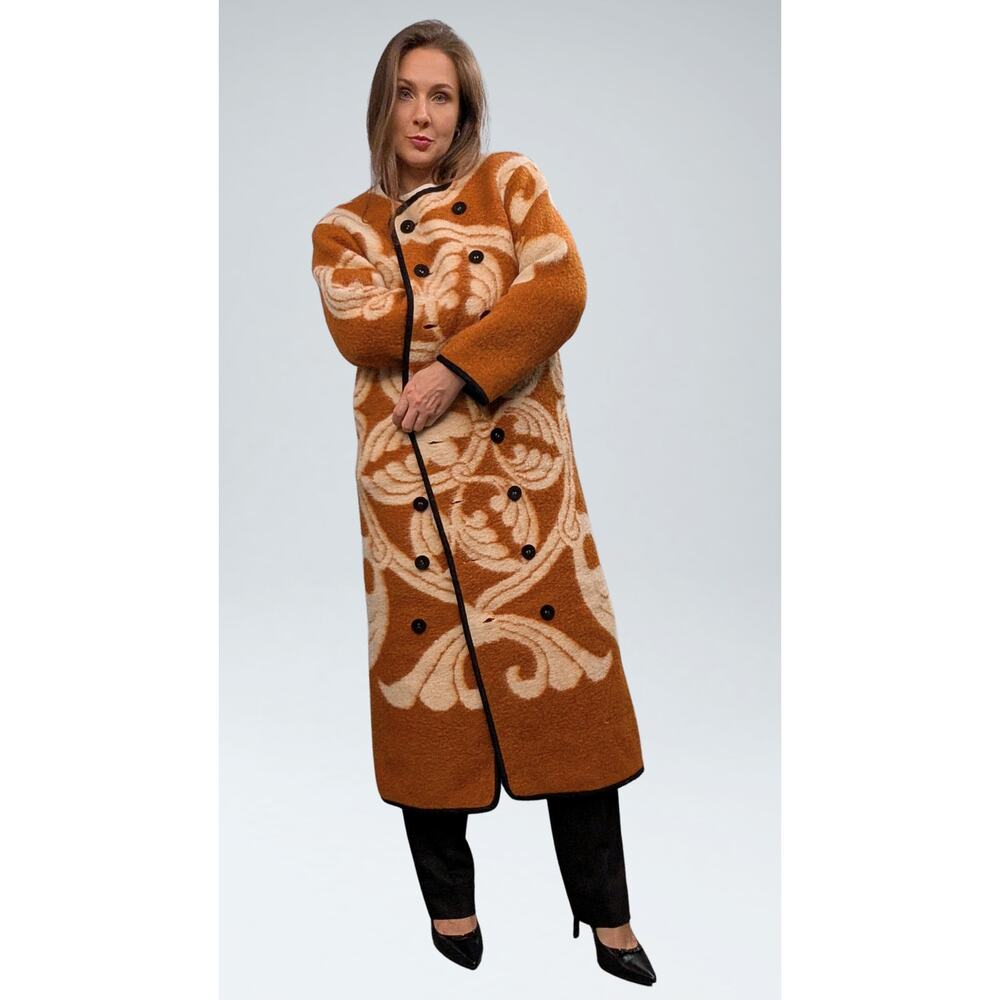 Carleen 100% Wool Blanket Coat – Size XS (NWT, One of a Kind) - Picture 4 of 9